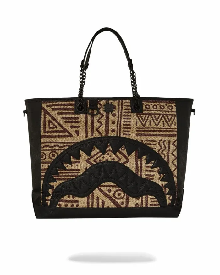 SPRAYGROUND AI PALM MIRAGE SHARK LUXE BEACH TOTE Bags