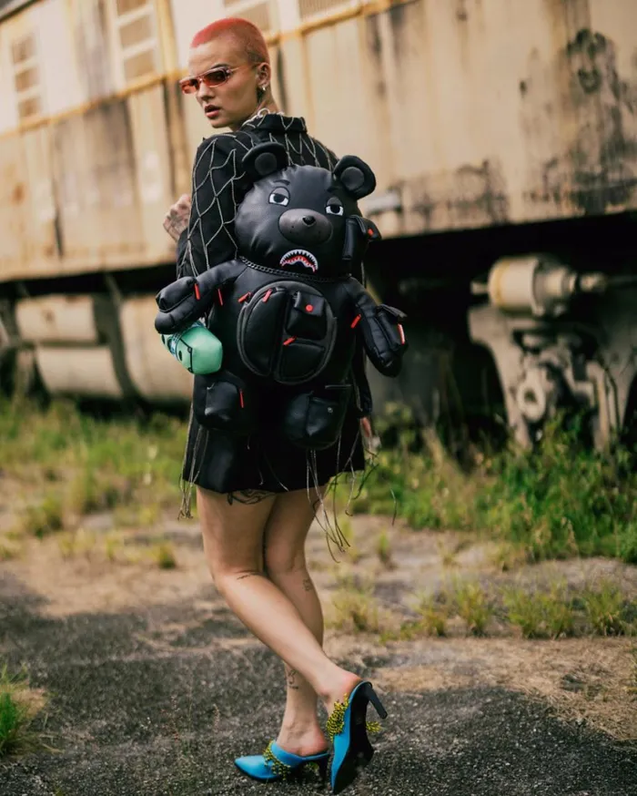 SPRAYGROUND AIRFREIGHT MONEYBEAR TEDDYBEAR BACKPACK Bags