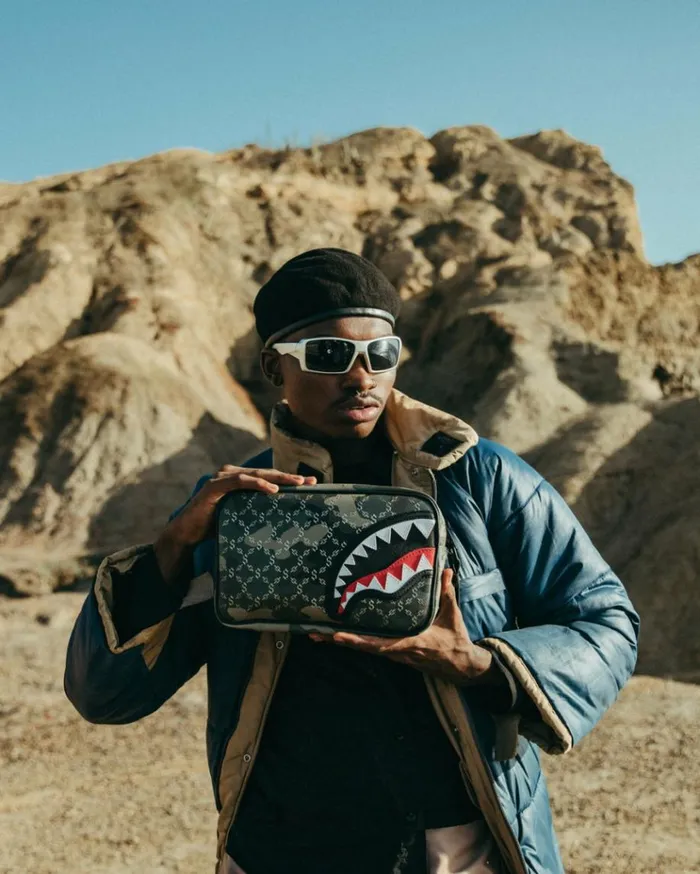 SPRAYGROUND LASERS BLAZIN TOILETRY BRICKSIDE BAG Bags