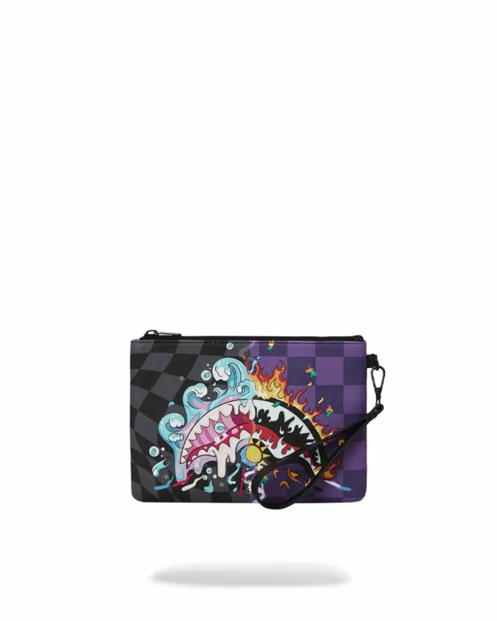 SPRAYGROUND MAD SCIENTIST CROSSOVER CLUTCH Bags