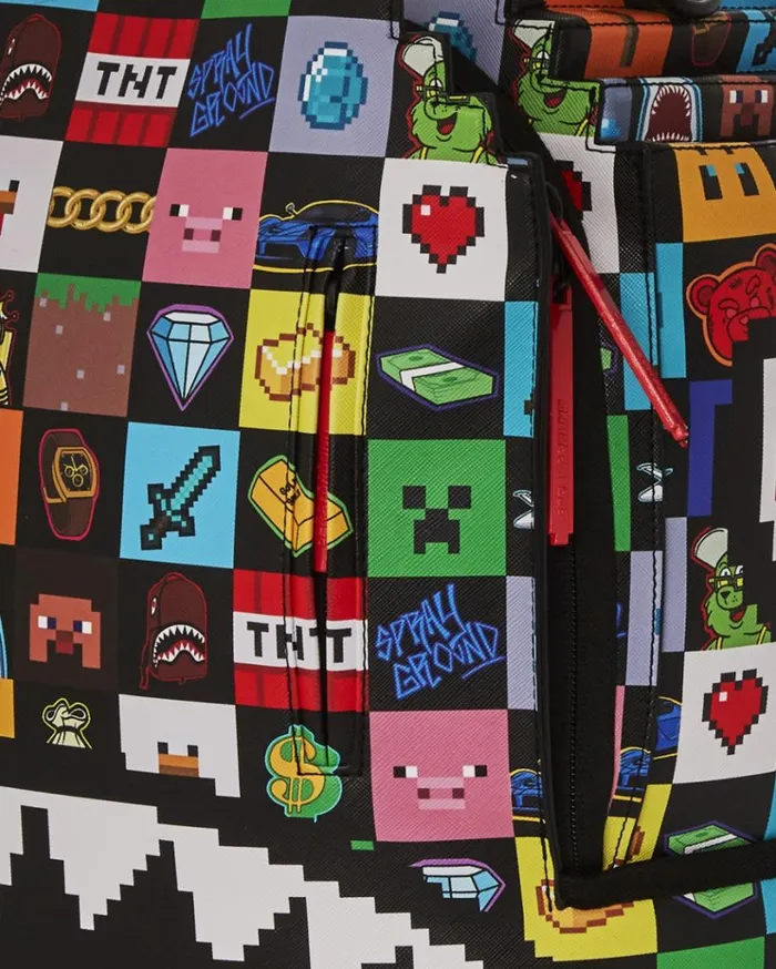 SPRAYGROUND MINECRAFT ULTIMATE CREATIVE MODE BACKPACK Bags
