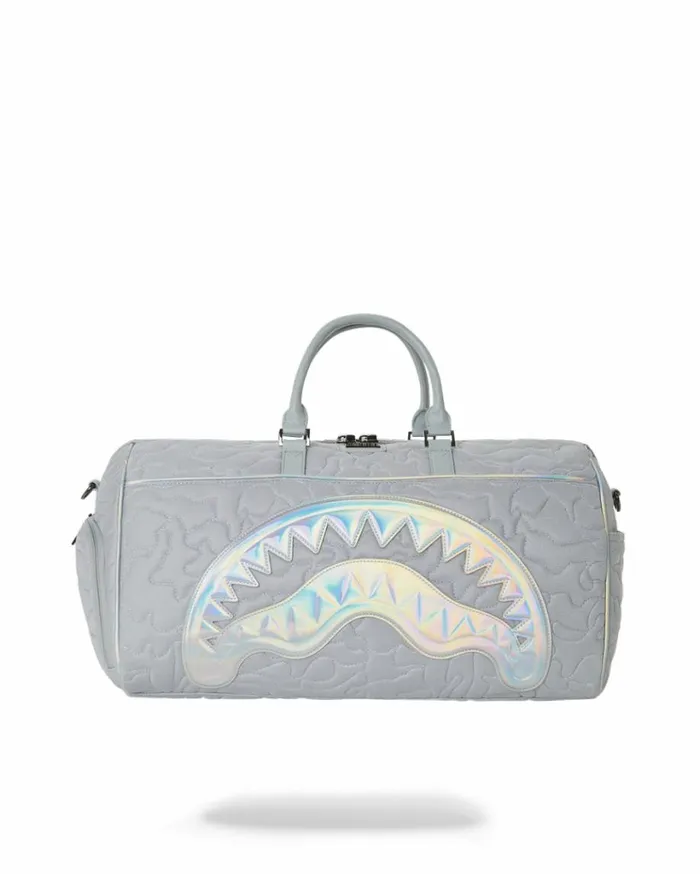 SPRAYGROUND MIRASHAKU IRIDESCENT QUILT DUFFLE Bags