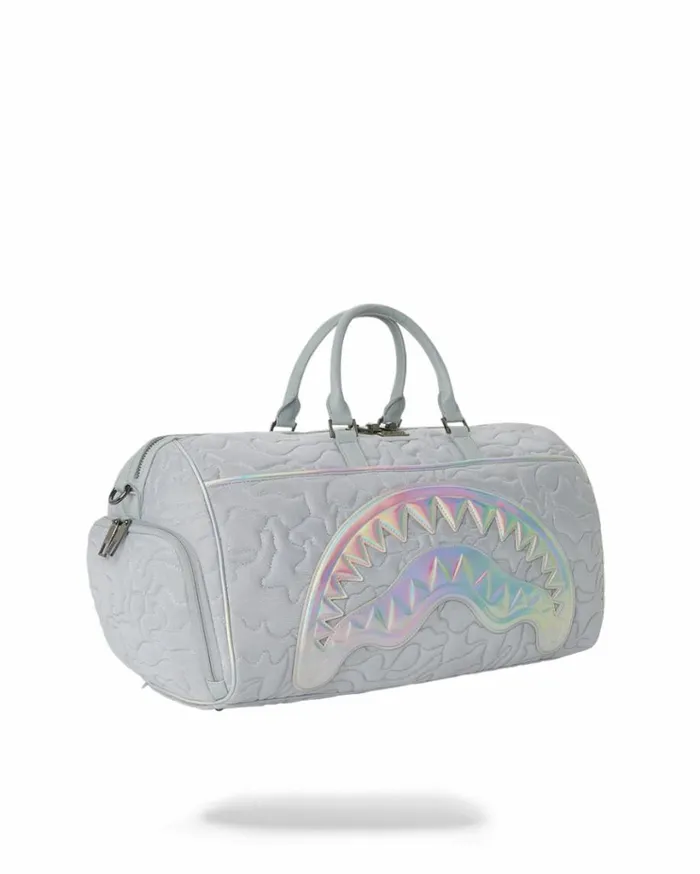 SPRAYGROUND MIRASHAKU IRIDESCENT QUILT DUFFLE Bags