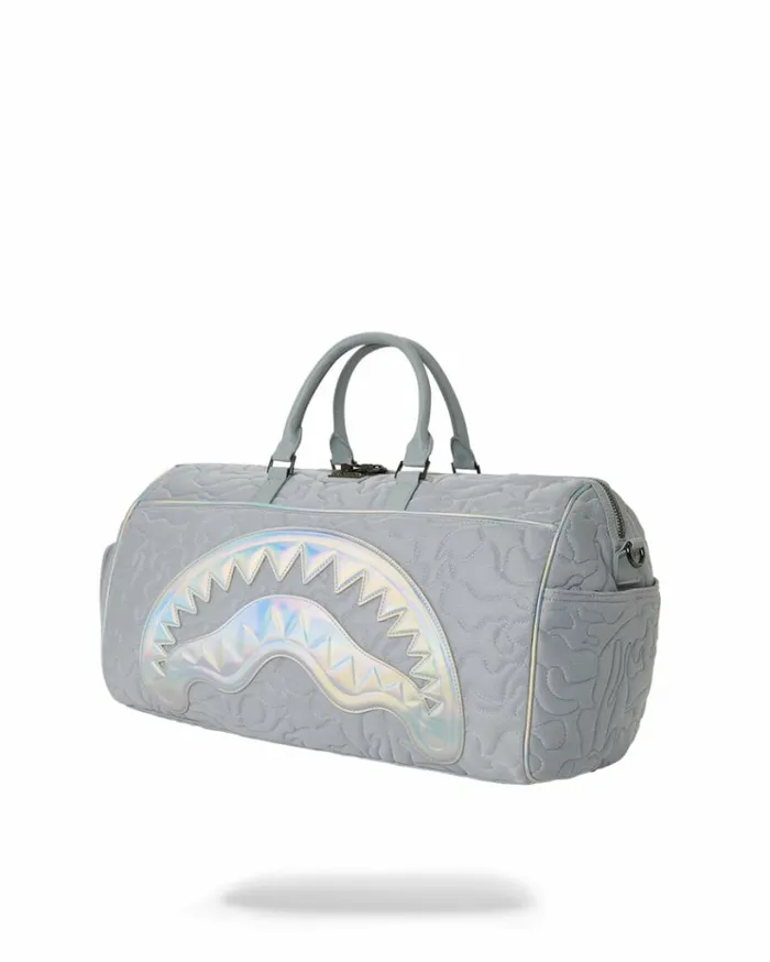 SPRAYGROUND MIRASHAKU IRIDESCENT QUILT DUFFLE Bags