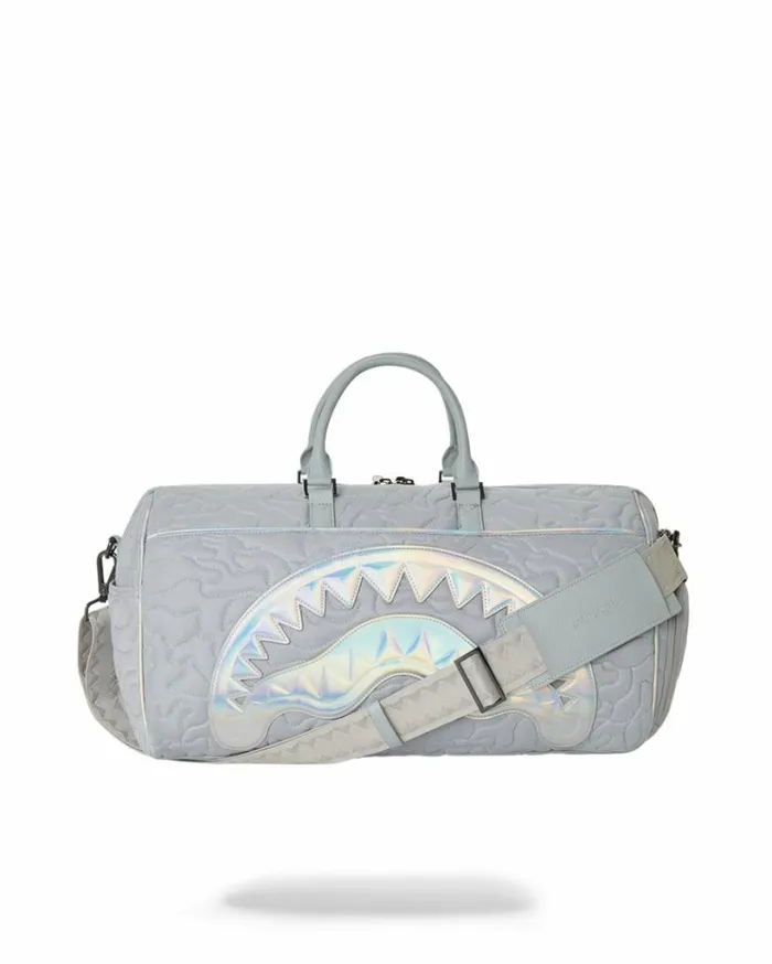SPRAYGROUND MIRASHAKU IRIDESCENT QUILT DUFFLE Bags