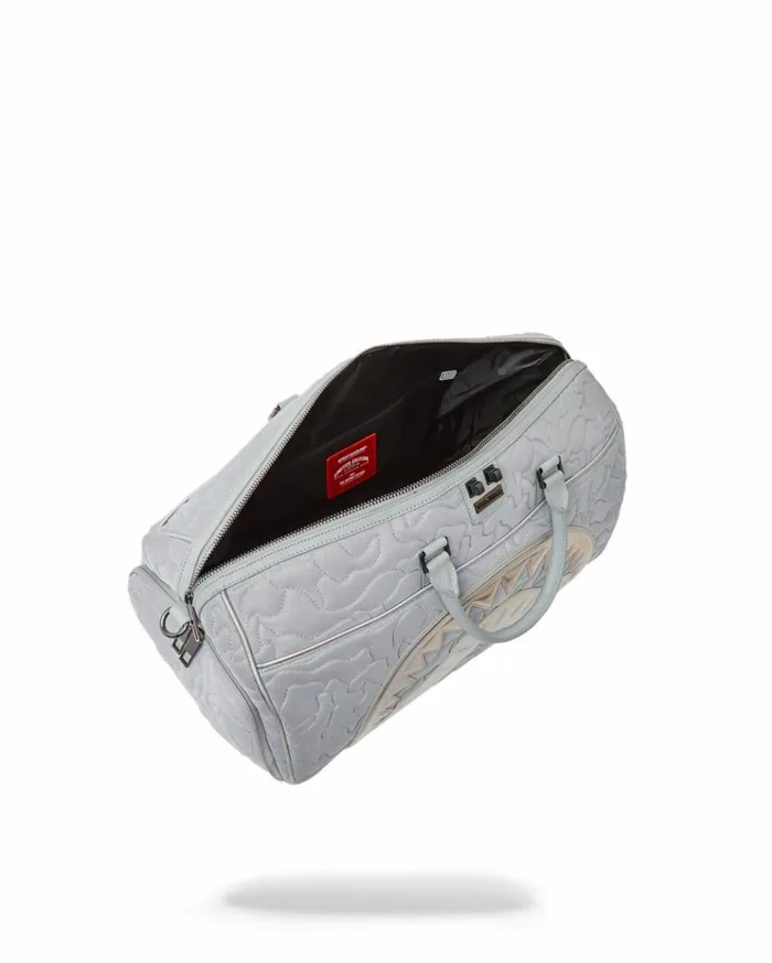 SPRAYGROUND MIRASHAKU IRIDESCENT QUILT DUFFLE Bags
