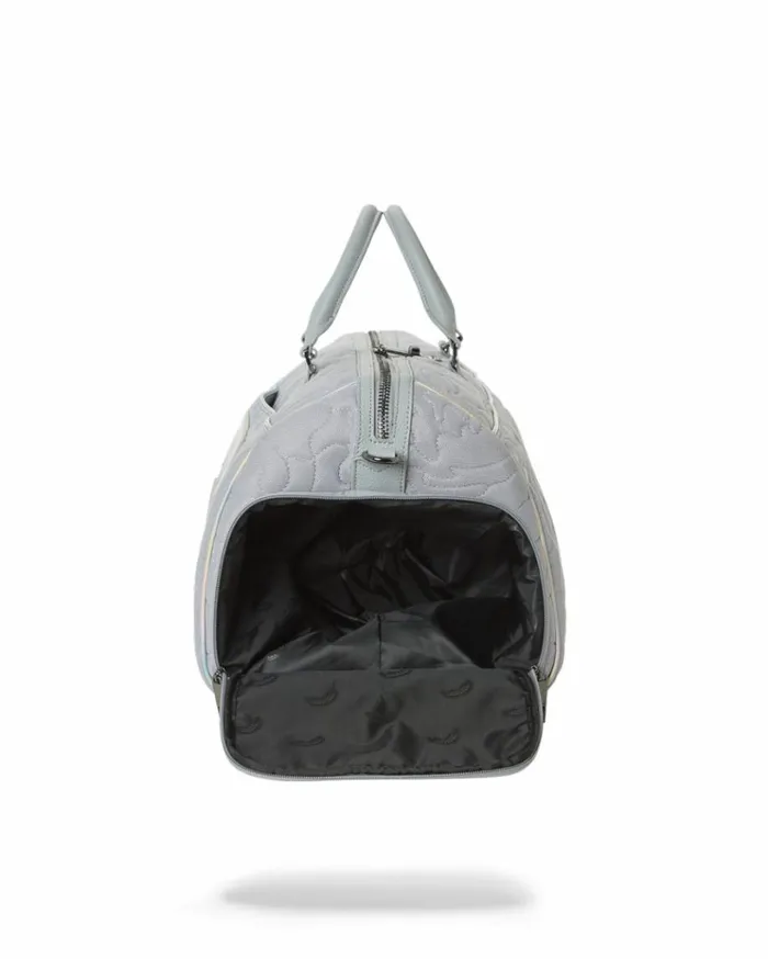 SPRAYGROUND MIRASHAKU IRIDESCENT QUILT DUFFLE Bags