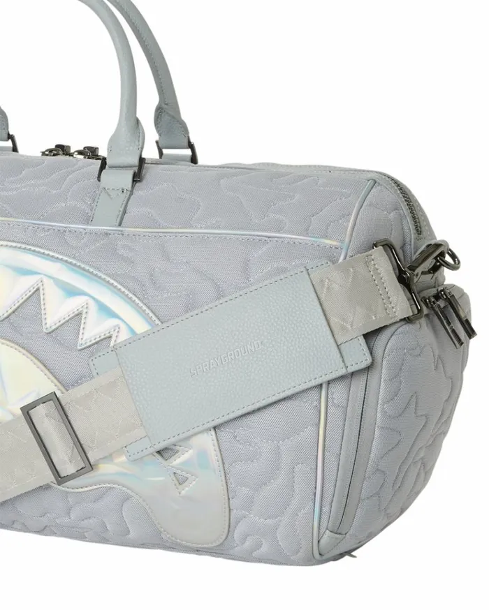 SPRAYGROUND MIRASHAKU IRIDESCENT QUILT DUFFLE Bags