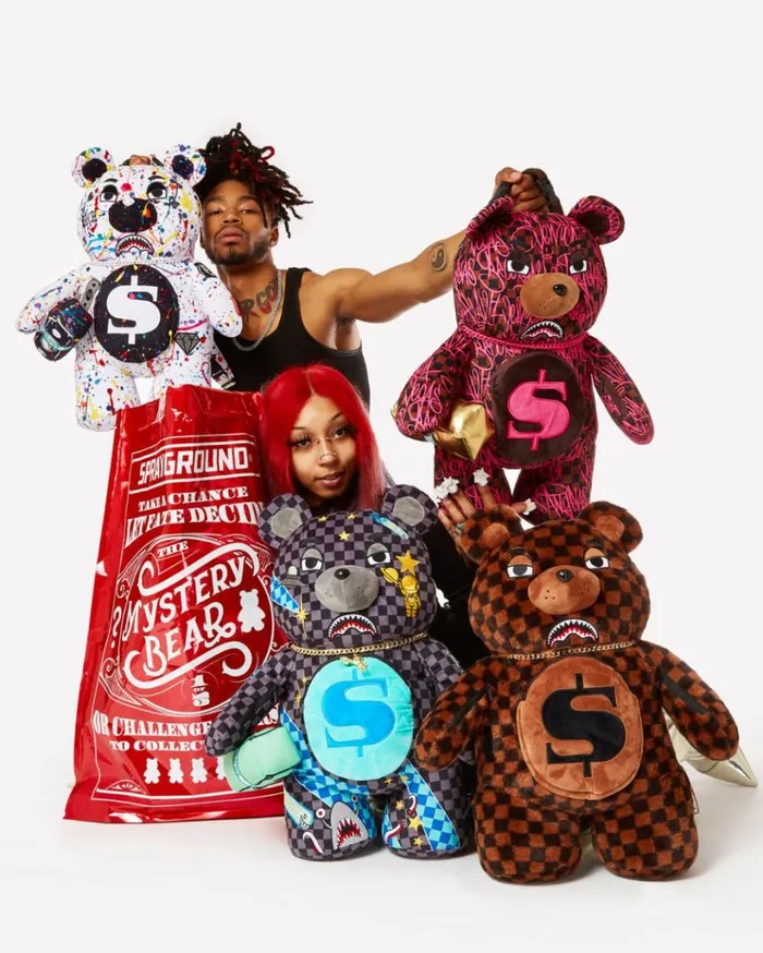SPRAYGROUND MYSTERY BEARS PACK COLLECT ALL 5 Bags