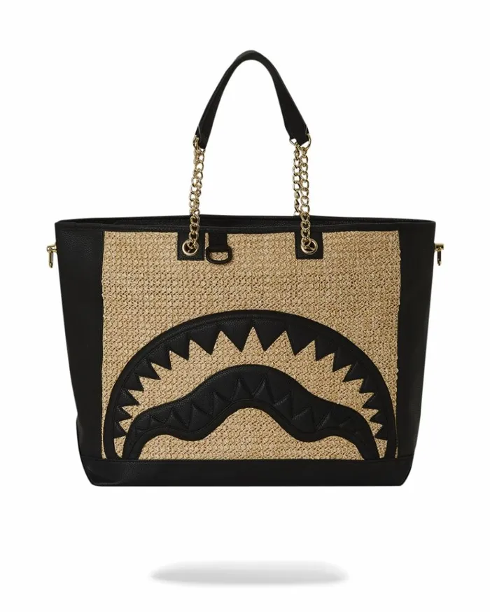 SPRAYGROUND RAFFIA PALM TOTE Bags