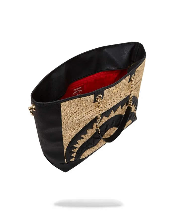 SPRAYGROUND RAFFIA PALM TOTE Bags