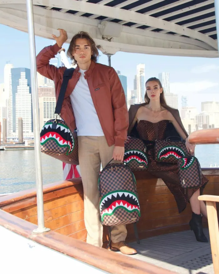 SPRAYGROUND ROMEO AIR ITALIA SHARK DUFFLE Bags