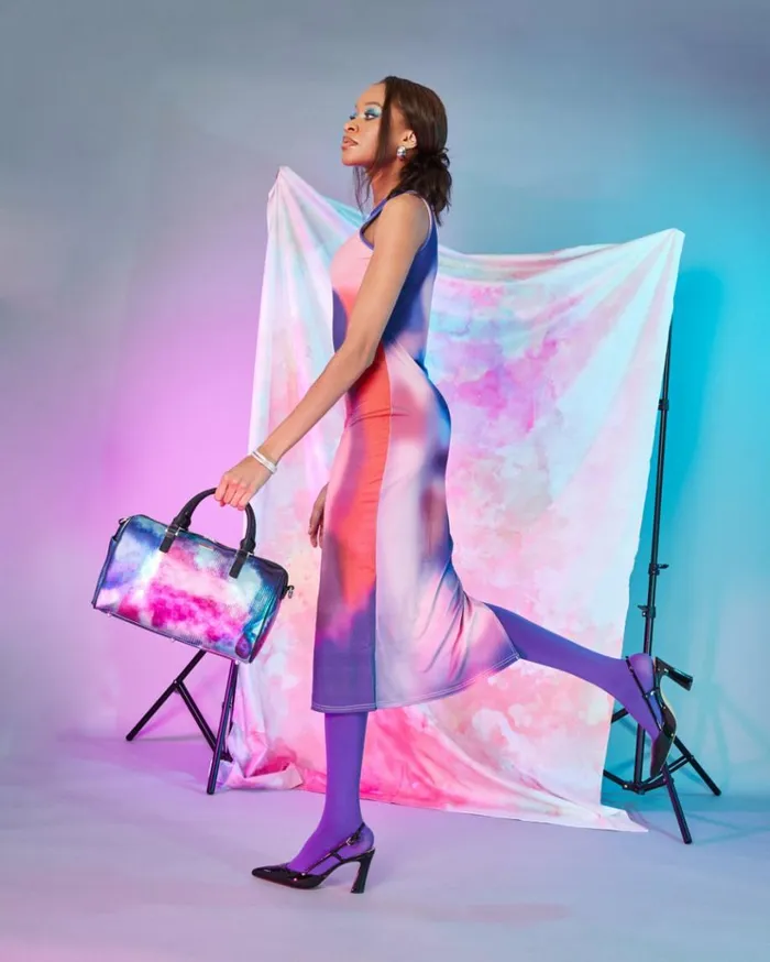 SPRAYGROUND SHARKCLUB ELECTRONICA MINI DUFFLE Bags
