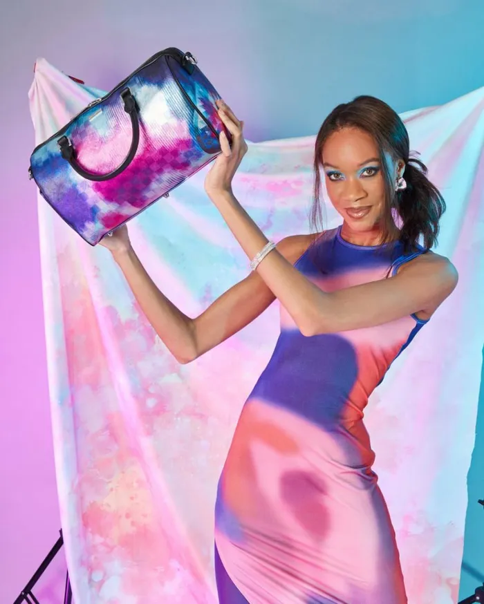 SPRAYGROUND SHARKCLUB ELECTRONICA MINI DUFFLE Bags