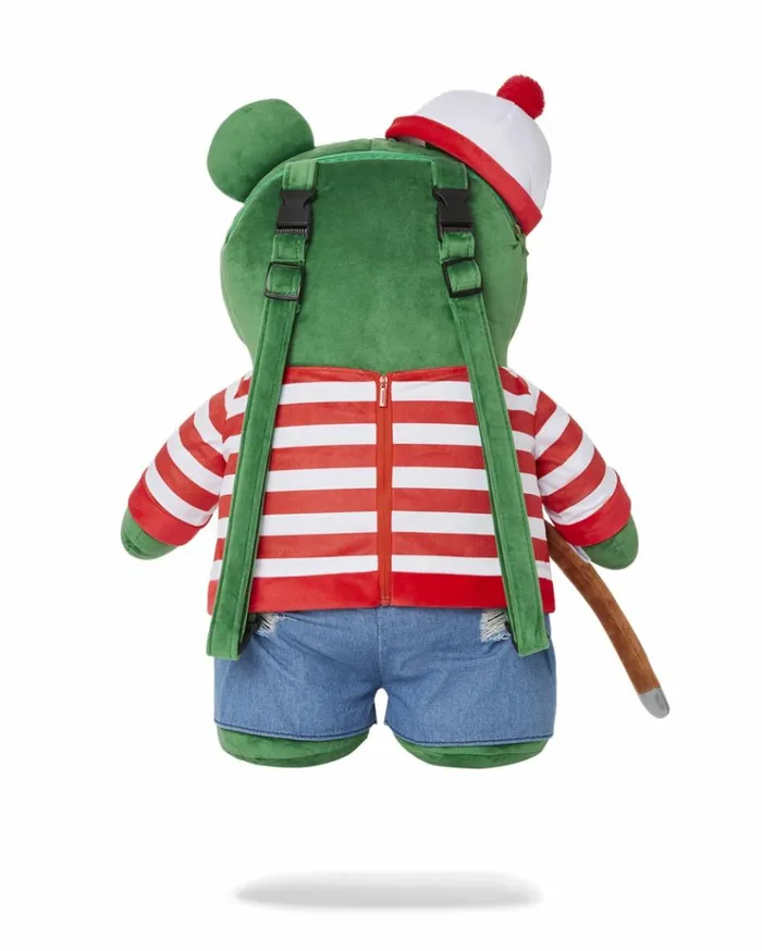 SPRAYGROUND WHERES WALDO MONEYBEAR TEDDYBEAR BACKPACK Bags