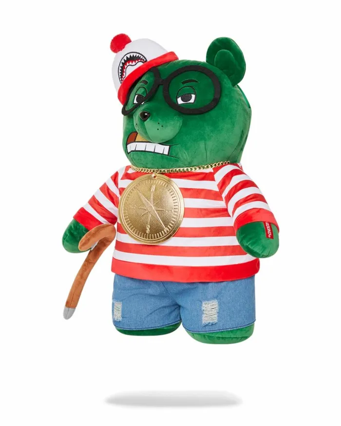 SPRAYGROUND WHERES WALDO MONEYBEAR TEDDYBEAR BACKPACK Bags