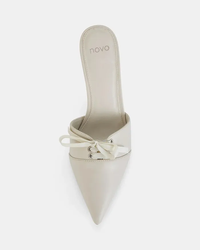 Stilettos IMPERIA CREAM High Heels 8211 NOVO Shoes Women