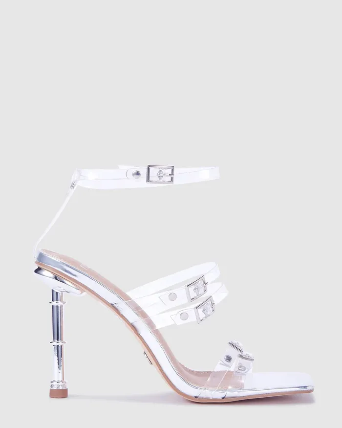 Stilettos NOVO Shoes Women ZAGGER SILVER Stilettos