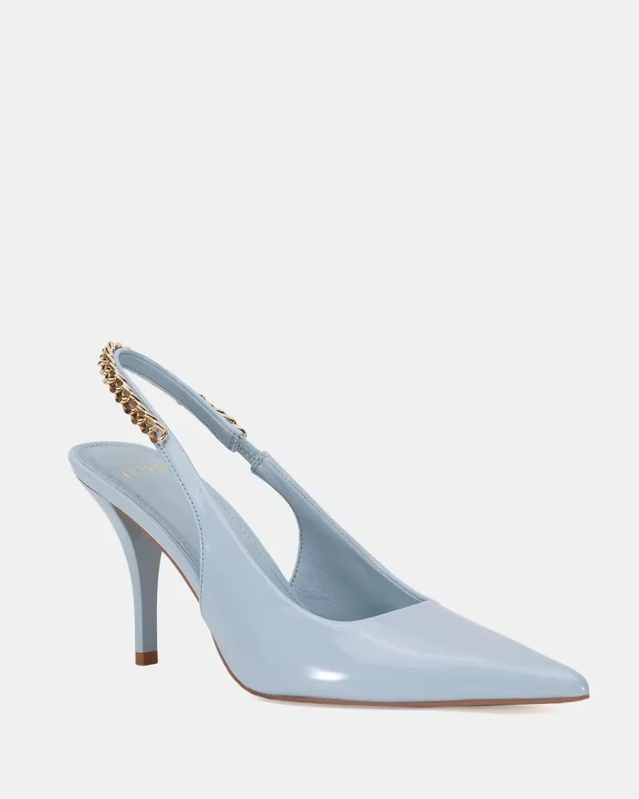 Stilettos ZATHY SOFT BLUE PATENT Pumps NOVO Shoes Women