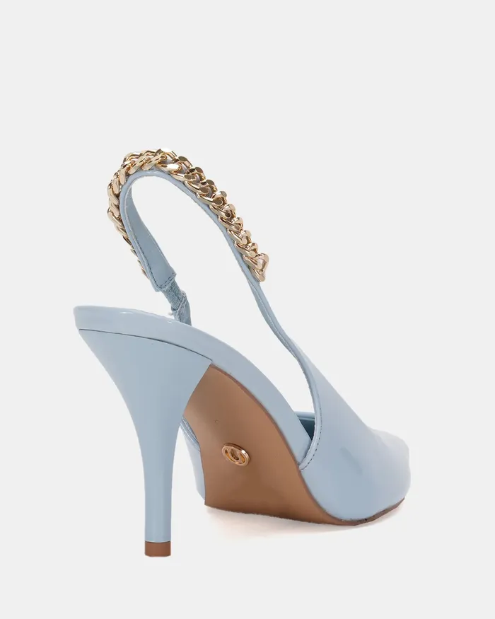 Stilettos ZATHY SOFT BLUE PATENT Pumps NOVO Shoes Women