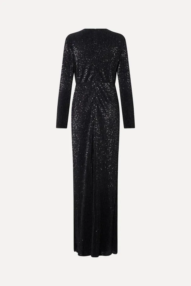 Stine Goya Dresses Long Sleeve Maxi Dress 8211 Black 8211 Women