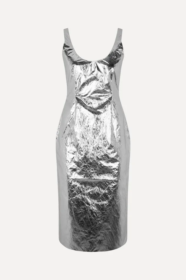 Stine Goya Dresses Louise Dress 8211 Silver 8211 Women