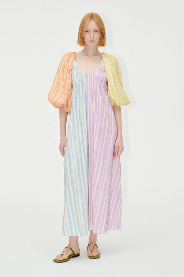 Stine Goya Dresses SGTerry Dress 8211 Summer Stripes 8211 Women