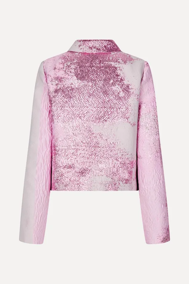 Stine Goya Outerwear SGKiana Jacket 8211 Impressionist Wild Rose Bloom 8211 Women