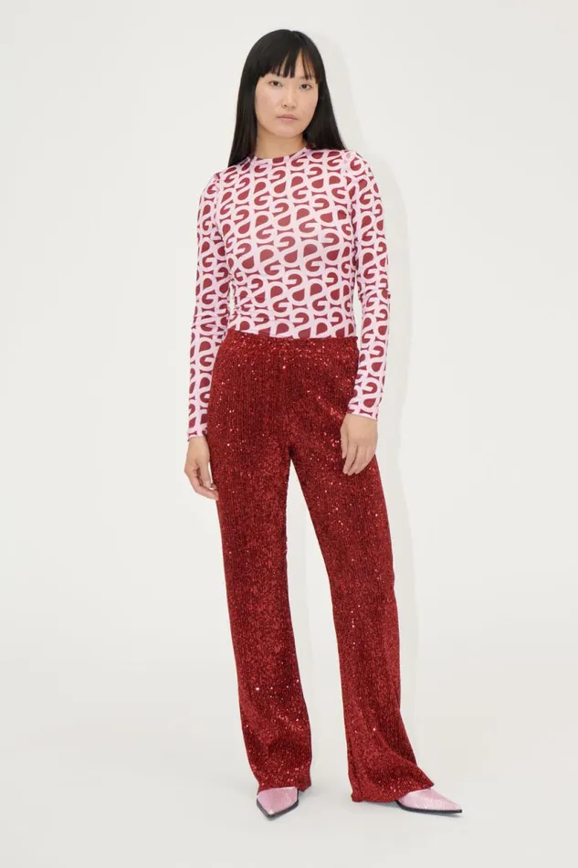 Stine Goya Pants Long Pants 8211 Bordeaux 8211 Women