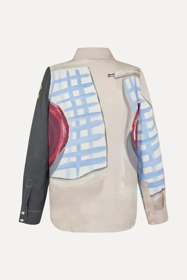Stine Goya Tops and Shirts Long Sleeve Shirt 8211 Lemons On A Plate 8211 Women