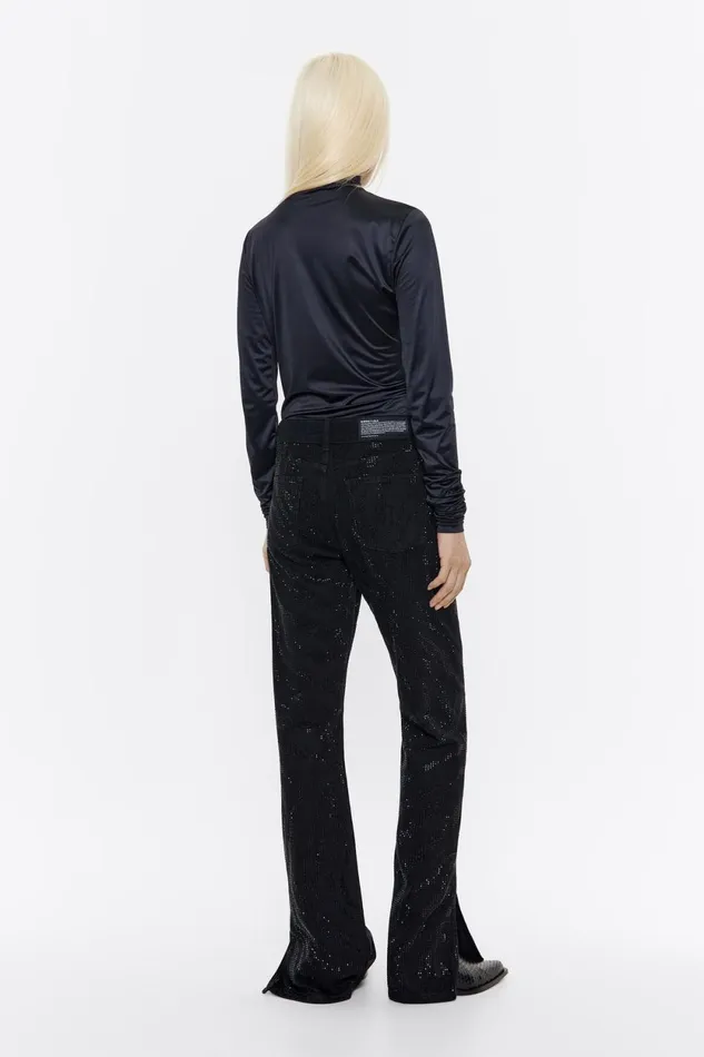 STRAIGHT CROPPED 8211 Black Stones Jeans Black Women Bimba Y Lola Trousers STRAIGHT CROPPED 8211 Black Stones Jeans Black Women Bimba Y Lola Trousers