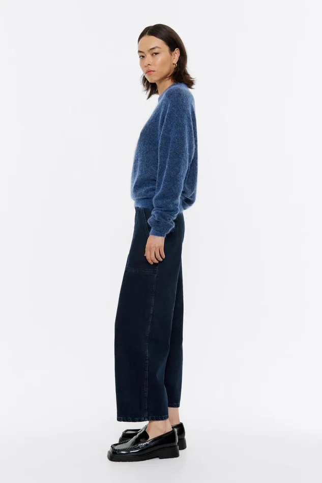 STRAIGHT CROPPED 8211 Bluefin Black Jeans Blue Black Women Bimba Y Lola Trousers STRAIGHT CROPPED 8211 Bluefin Black Jeans Blue Black Women Bimba Y Lola Trousers