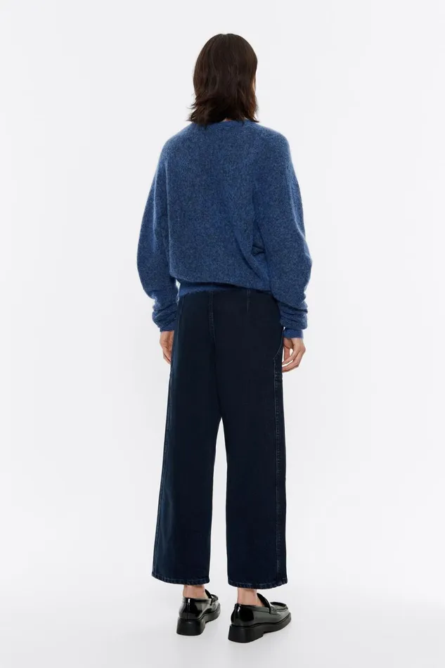 STRAIGHT CROPPED 8211 Bluefin Black Jeans Blue Black Women Bimba Y Lola Trousers STRAIGHT CROPPED 8211 Bluefin Black Jeans Blue Black Women Bimba Y Lola Trousers