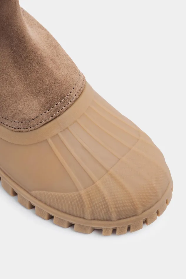 Suede Boots Women Stutterheim Patrol Boot Shaft Suede TobaccoFudge