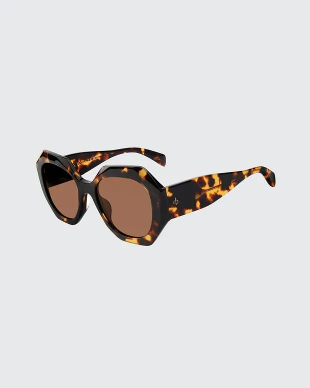 Sunglasses Women Rag and Bone Brandi Havana