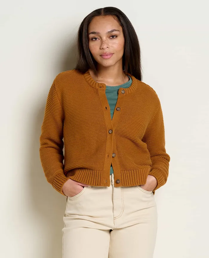 Sweaters Bianca Crew Cardigan Cardamom 8211 ToadandCo Women8217s