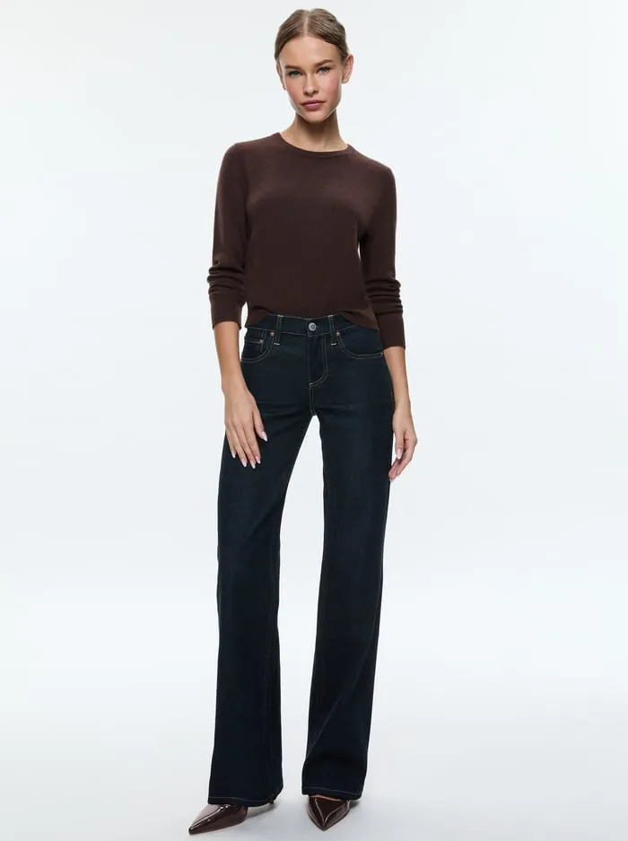 Sweaters Women Alice Olivia Carolann Pullover Espresso