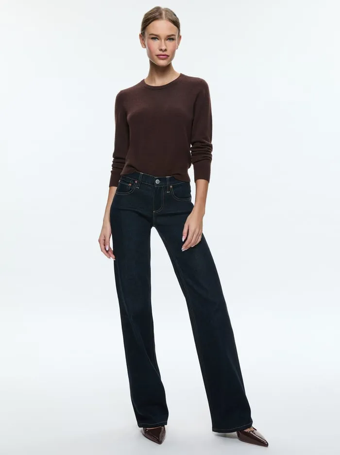 Sweaters Women Alice Olivia Carolann Pullover Espresso