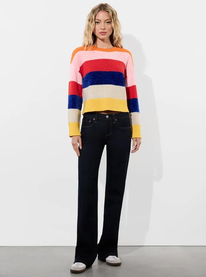 Sweaters Women Alice Olivia Louie Pullover Multi Stripe