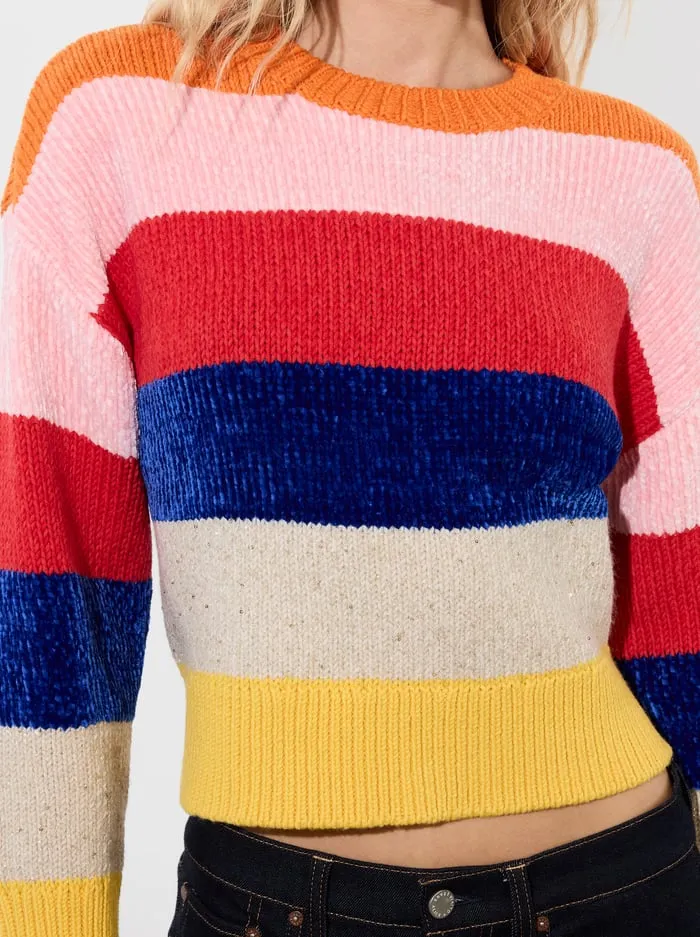 Sweaters Women Alice Olivia Louie Pullover Multi Stripe