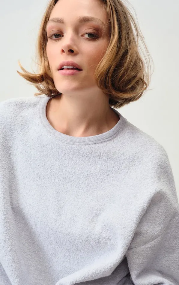 Sweatshirt Bobypark Arctic Melange Women American Vintage Sweatshirts
