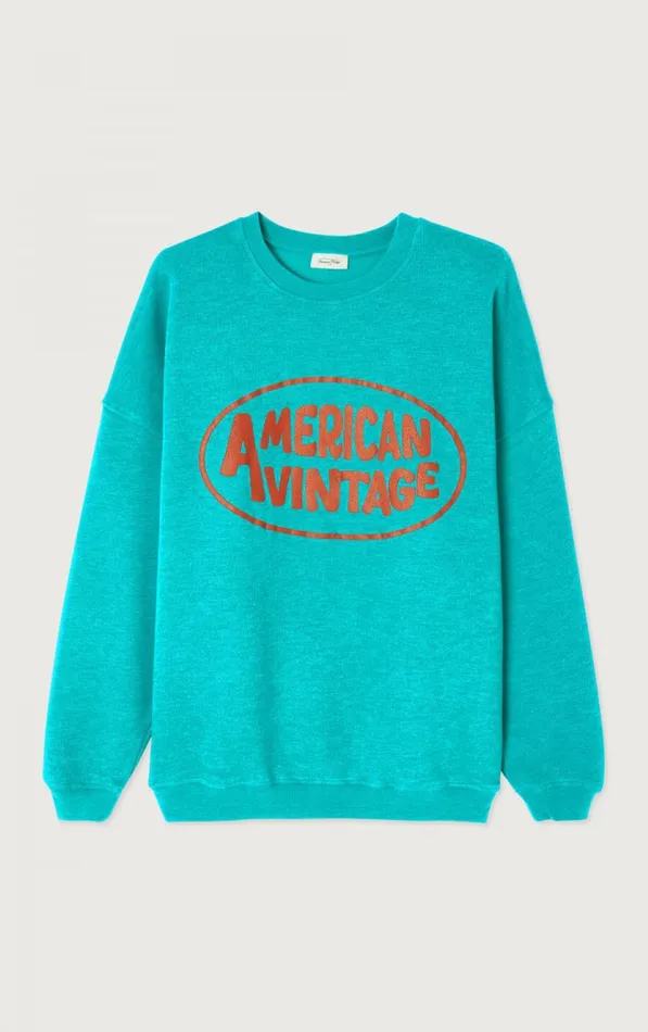 Sweatshirt Doven Overdyed Tropics Women American Vintage Sweatshirts