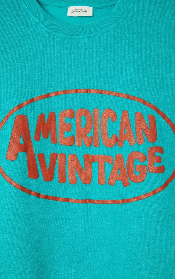 Sweatshirt Doven Overdyed Tropics Women American Vintage Sweatshirts Sweatshirt Doven Overdyed Tropics Women American Vintage Sweatshirts
