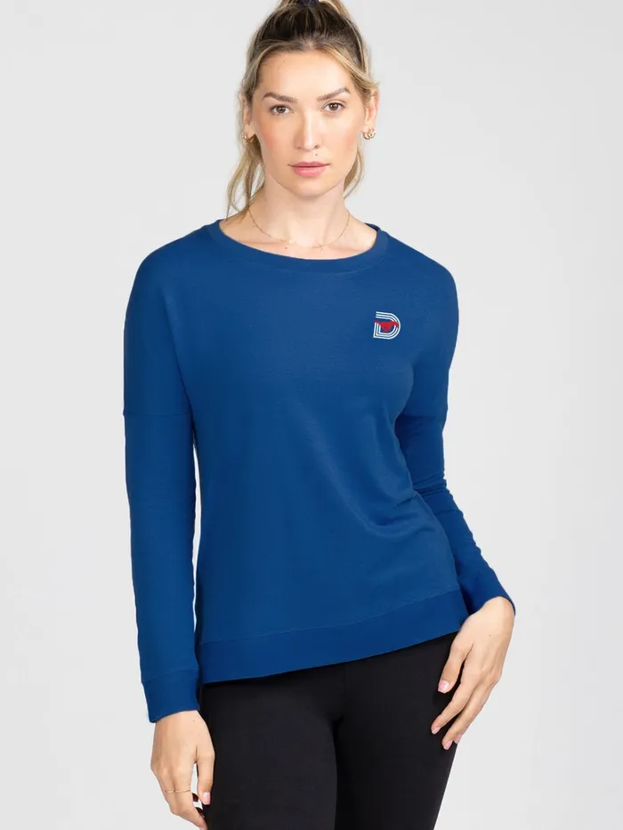 Sweatshirts Hoodies Women Tasc Performance Riverwalk Sweatshirt 8211 SMU