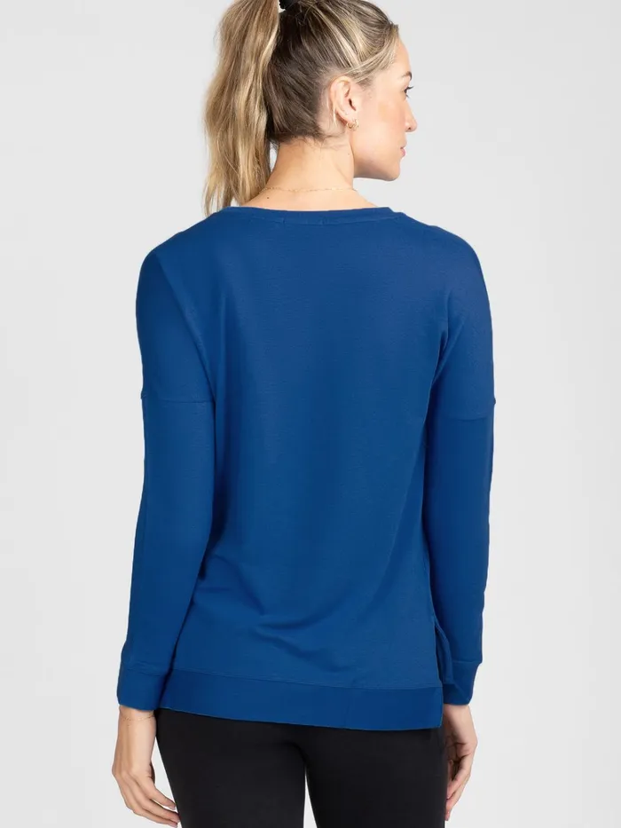 Sweatshirts Hoodies Women Tasc Performance Riverwalk Sweatshirt 8211 SMU