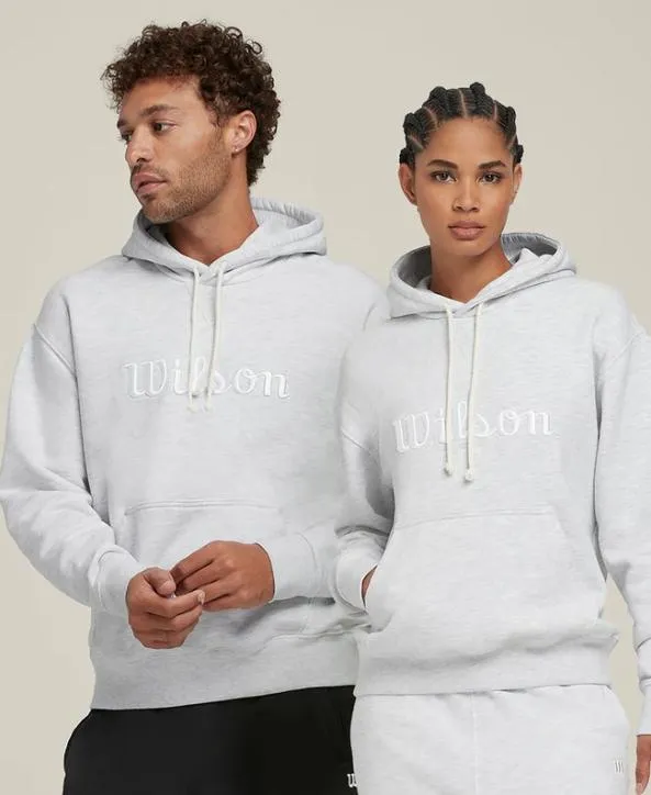 Sweatshirts Men Wilson Wilson America Hoodie Cloud Heather