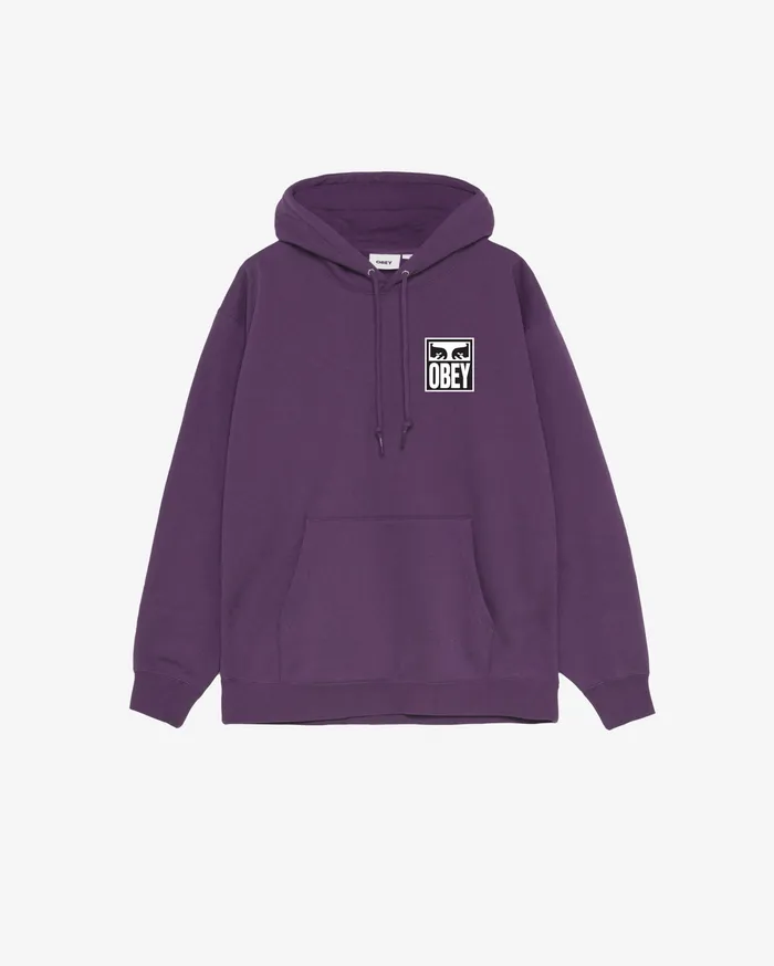 SWEATSHIRTS OBEY EYES ICON PULLOVER Paisley Purple OBEY Clothing Men