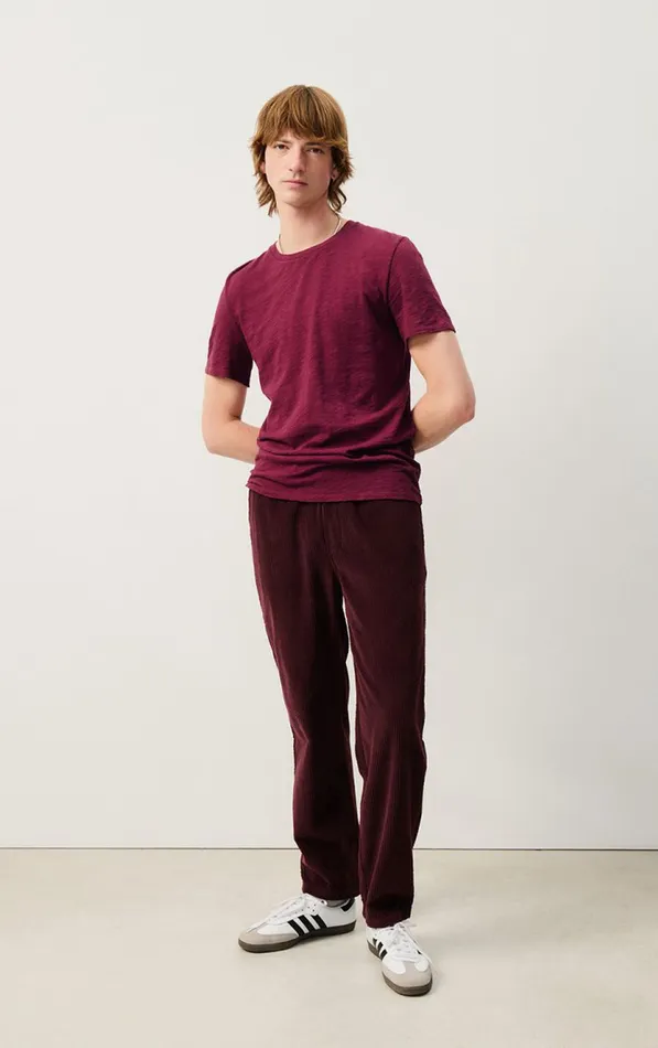 TShirt Bysapick Burgundy Men American Vintage Short Sleeve TShirts TShirt Bysapick Burgundy Men American Vintage Short Sleeve TShirts