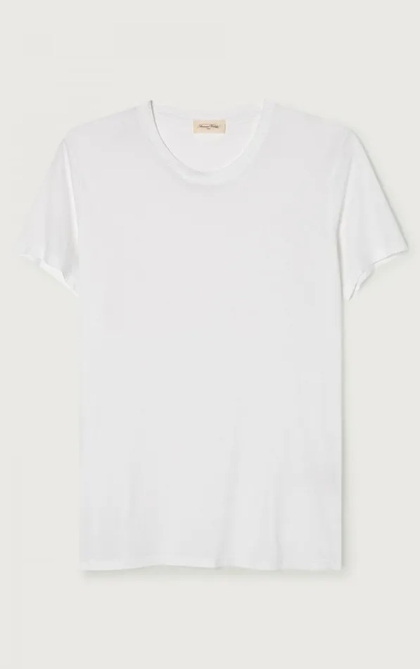 TShirt Decatur White Men American Vintage Short Sleeve TShirts