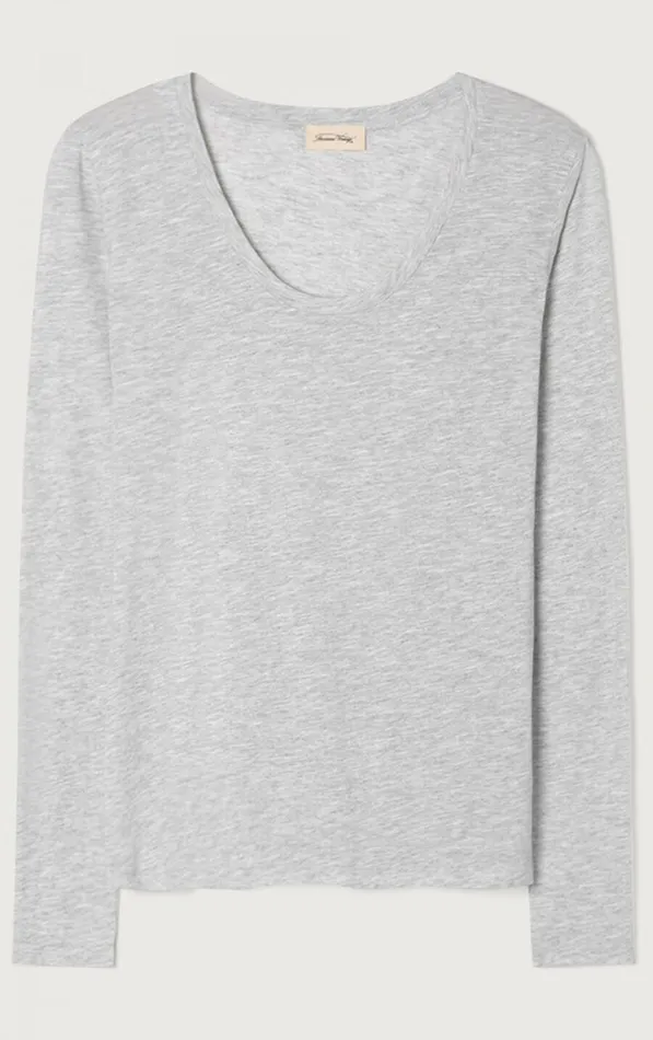 TShirt Jacksonville Polar Melange Women American Vintage Long Sleeve TShirts TShirt Jacksonville Polar Melange Women American Vintage Long Sleeve TShirts